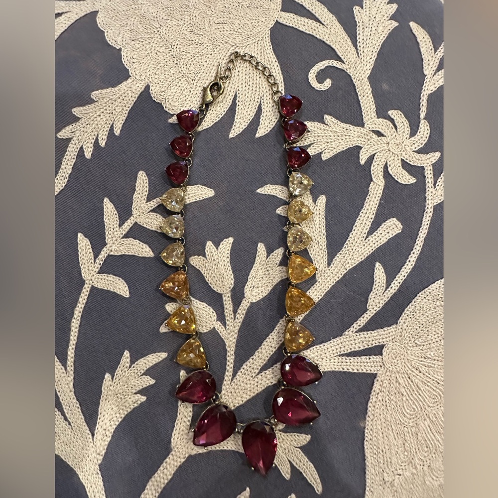 Chloe + Isabel Burgundy Color Code Teardrop Neckl… - image 5